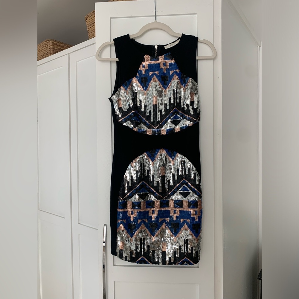 Sequins mini dress